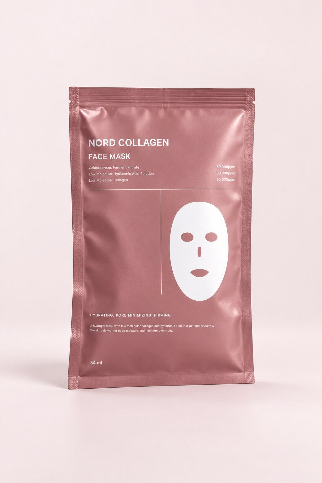 Nord Collagen Face Mask, påse